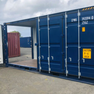 container 20 pieds dry high cube open side